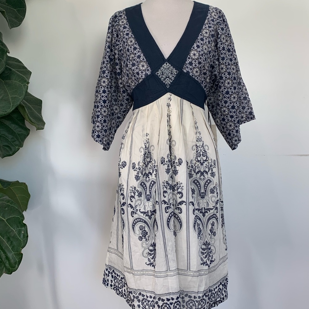 Anthropologie| Lulumari Silk Boho Dress